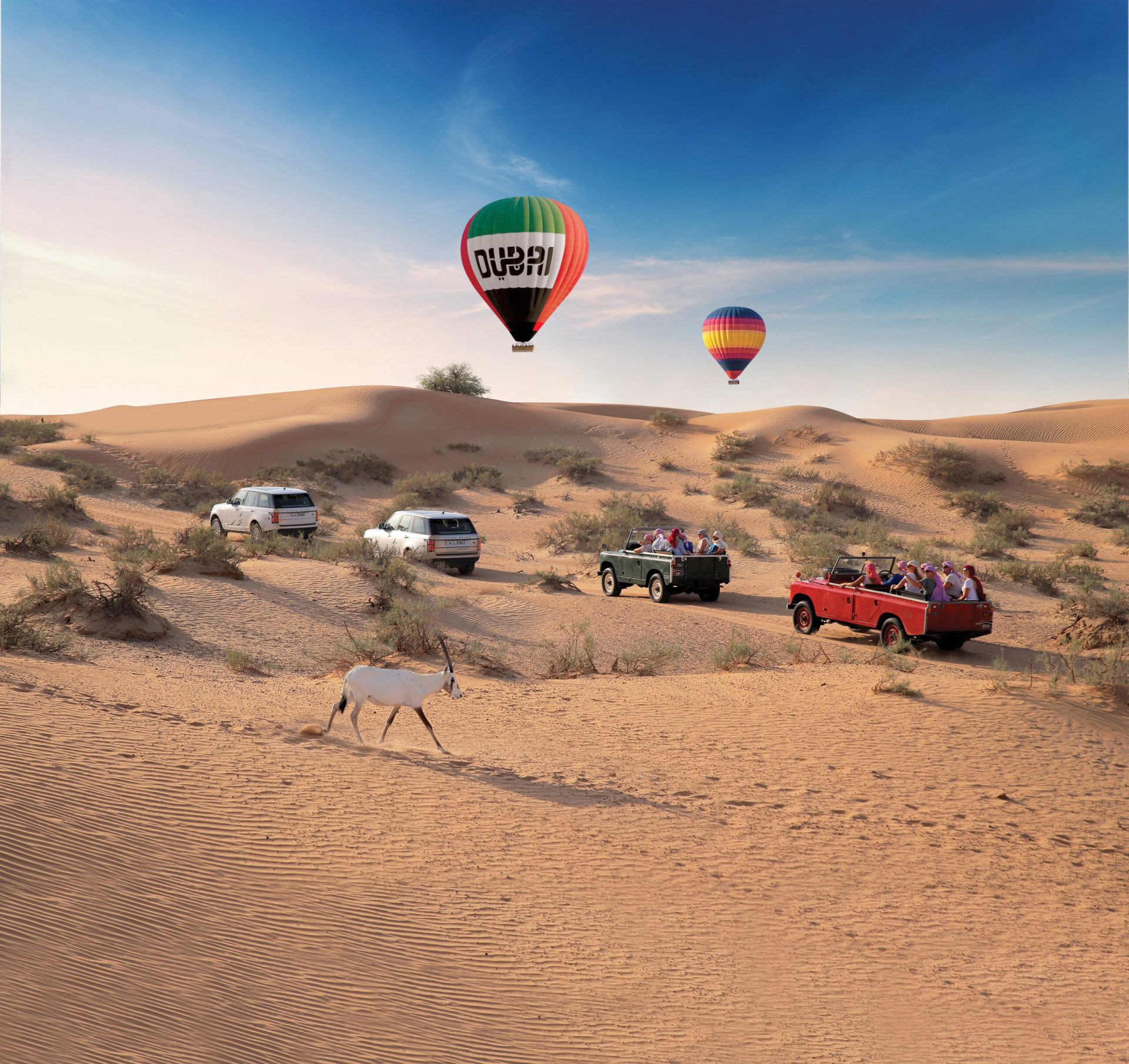 hot air balloon dubai location